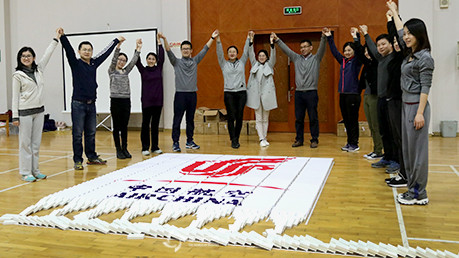 國航精英多米諾骨牌團隊建設(shè)